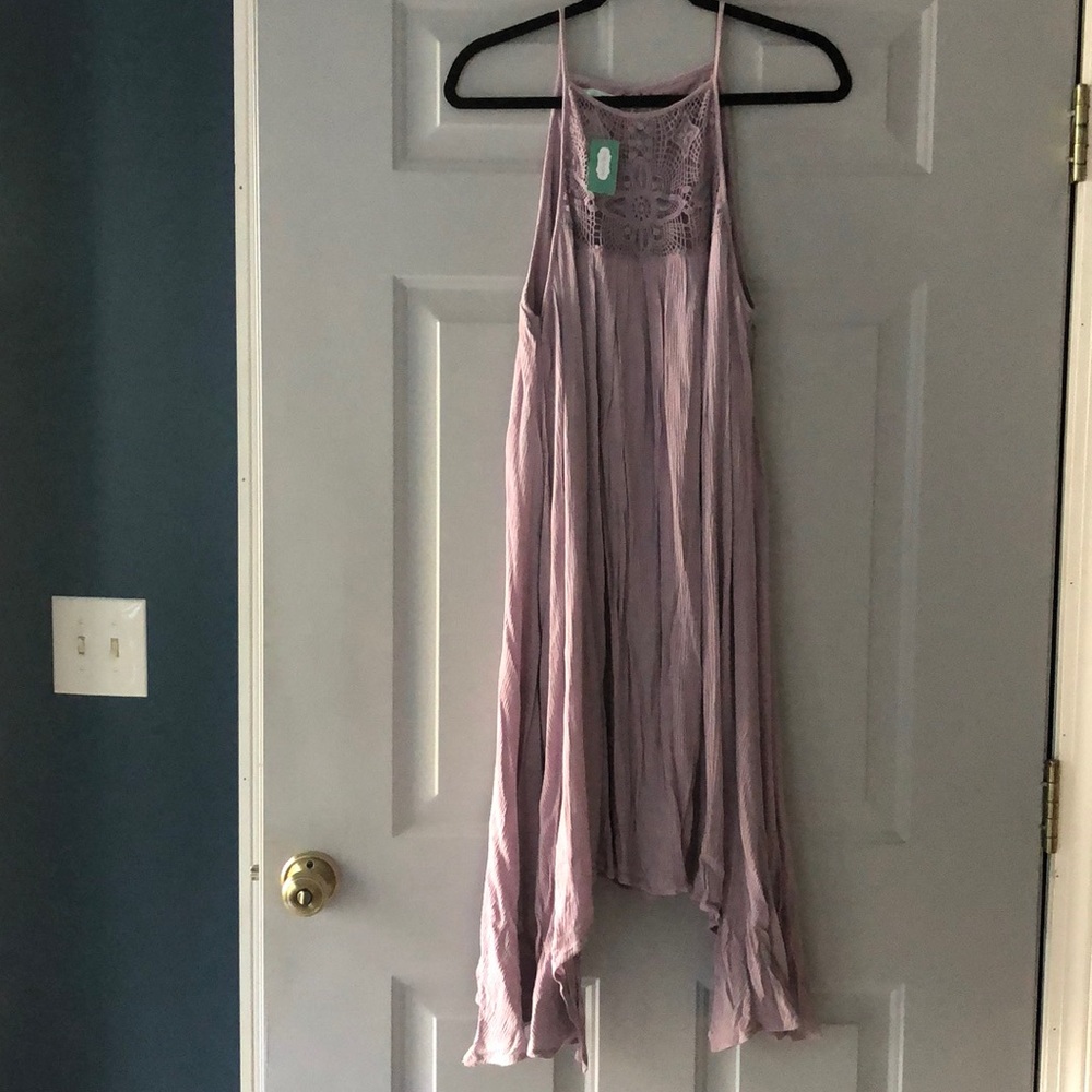 Brand new lilac crochet dress